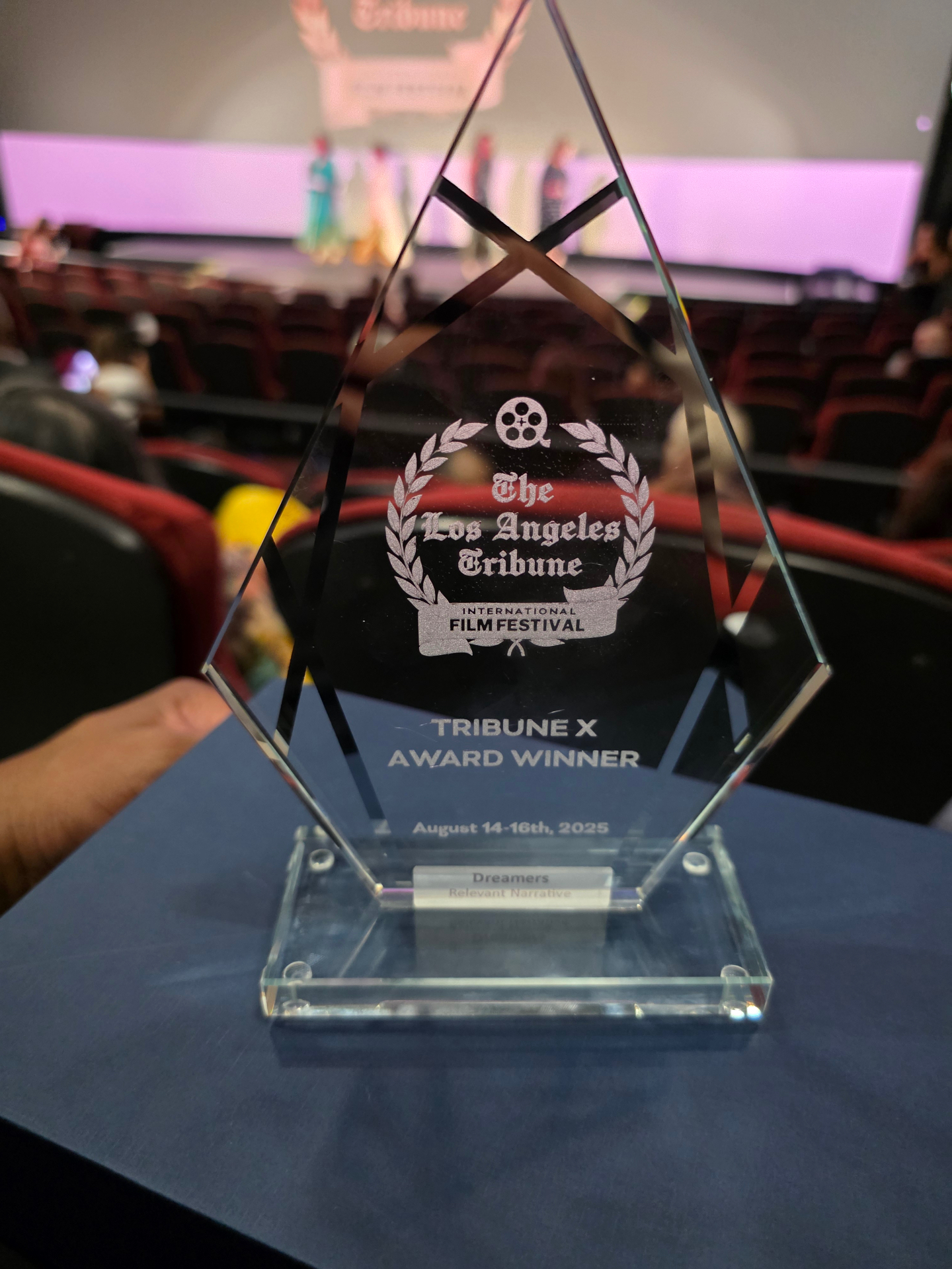 E'Ian West — The Los Angeles Tribune International Film Festival · Tribune X Award Winner · Dreamers · Relevant Narrative