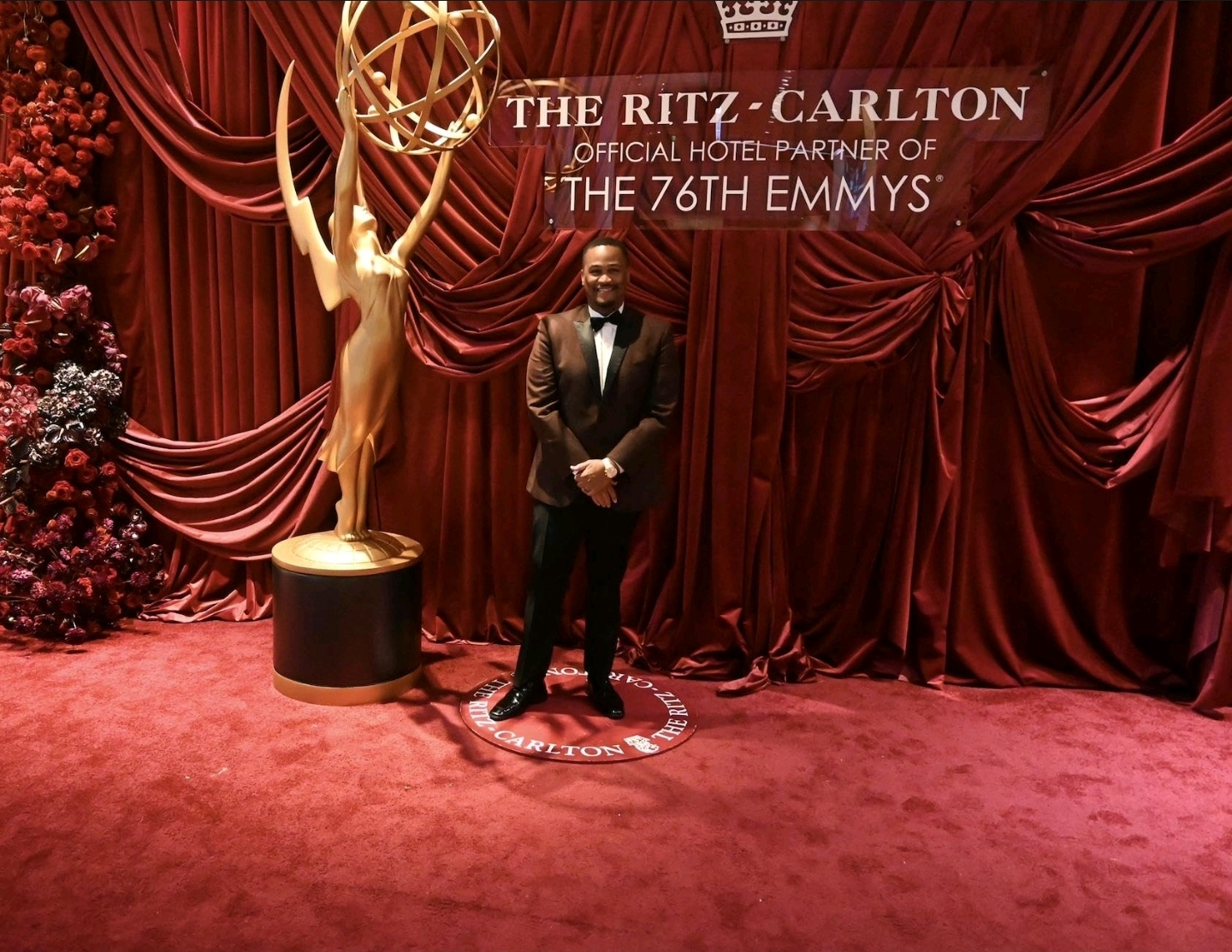 E'Ian West at the Ritz-Carlton, official hotel partner of the 76th Emmys