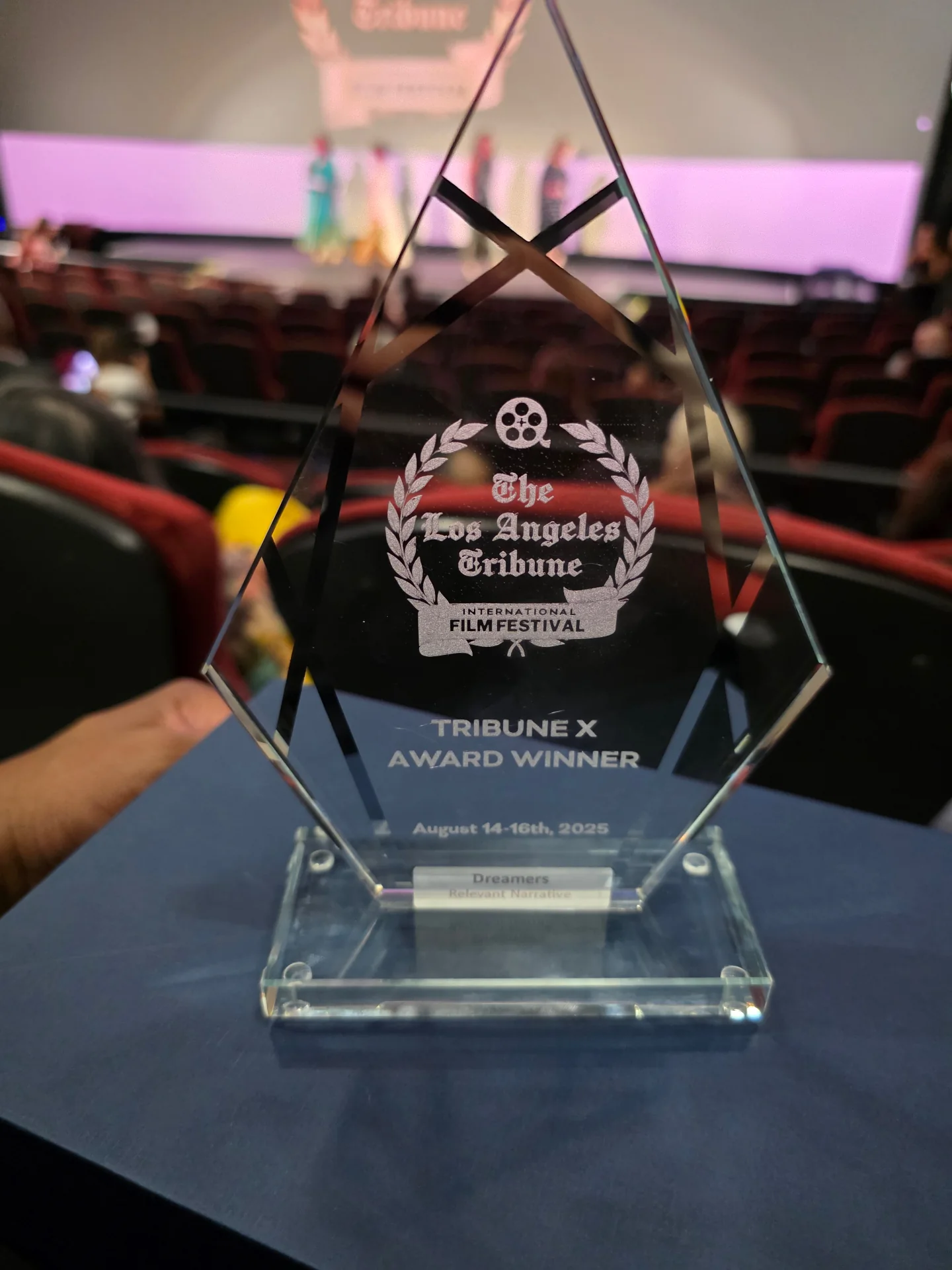 E'Ian West — The Los Angeles Tribune International Film Festival · Tribune X Award Winner · Dreamers · Relevant Narrative